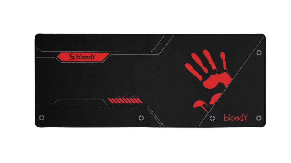 Игровая поверхность для мыши и клавиатуры Bloody BP-50L(Black) 75х30 см черный Київ - зображення 1