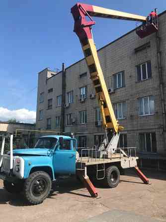 Оренда колінчатої автовишки АГП-18 по місту Бровари по його району. Бровары