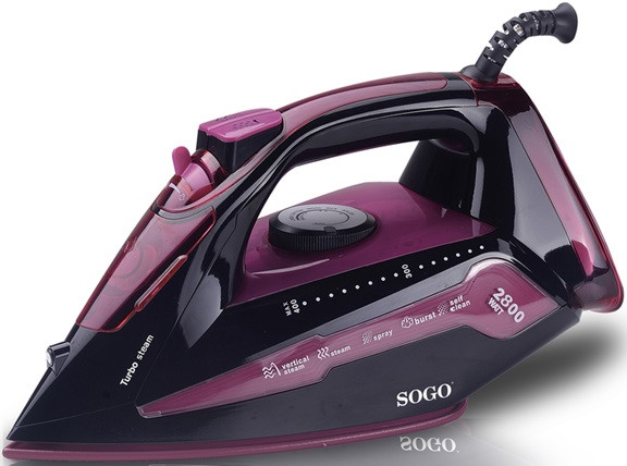 Утюг SOGO SS-6330-PU 2800 Вт фиолетовый Київ - зображення 4