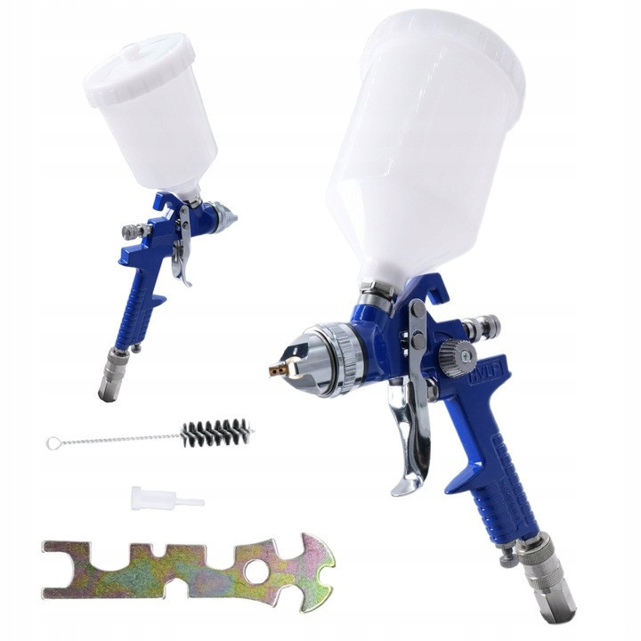 Краскопульт пневматический HVLP бачок 600мл, форсунка 1,4мм AIRKRAFT H827P1-1.4 Харьков - изображение 2