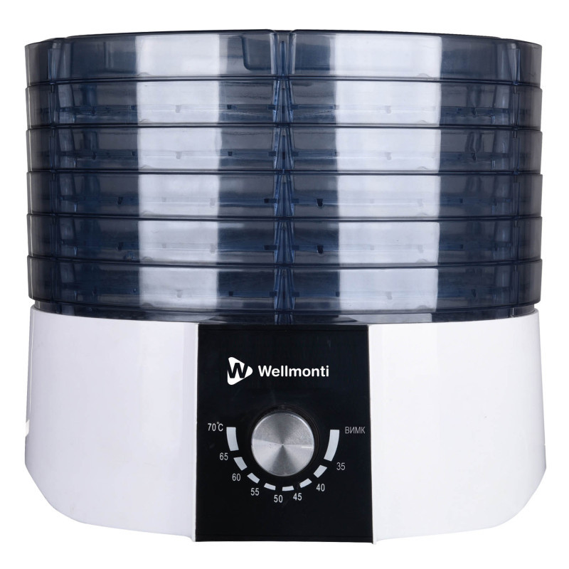 Сушилка для овощей и фруктов Wellmonti MT-1011 520 Вт белая Київ - зображення 1