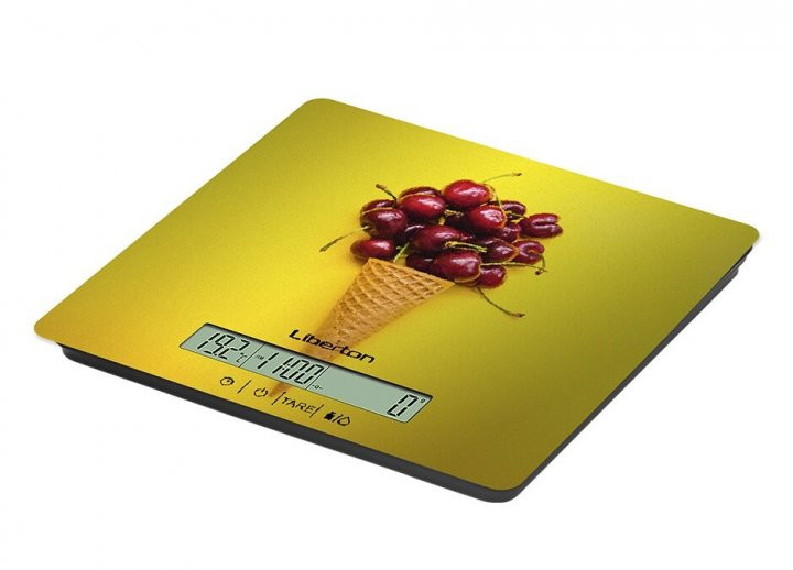 Ваги кухонні Liberton LKS-0707 10 кг жовті Киев - изображение 1