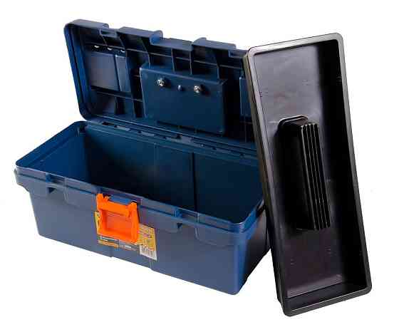 Ящик для инструментов MASTERTOOL с пластиковыми замками органайзеры 14" 345х170х150 мм 79-2614 Харків