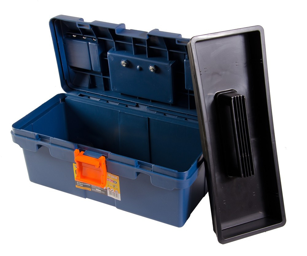 Ящик для инструментов MASTERTOOL с пластиковыми замками органайзеры 14" 345х170х150 мм 79-2614 Харків - зображення 3