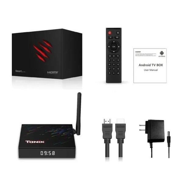 ТВ-приставка Tanix TX68 4/64GB Black Харків - зображення 2
