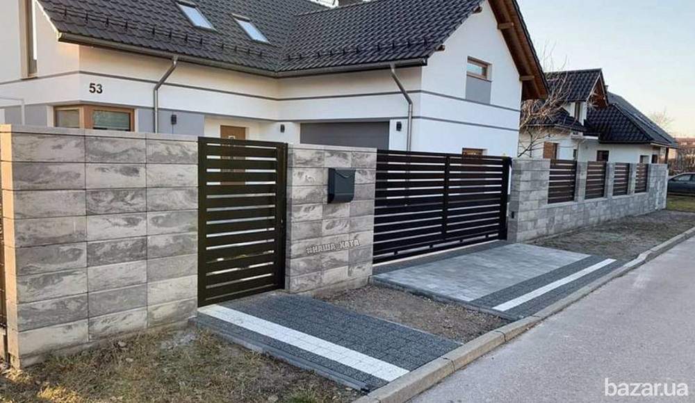 Блоки для будівництва паркану в стилі лофт Наша Хата Долина Долина - зображення 5