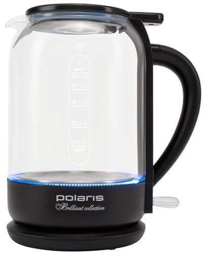Электрочайник Polaris Water Way Pro Black PWK 17103CGL 1.5 л черный Київ - зображення 1