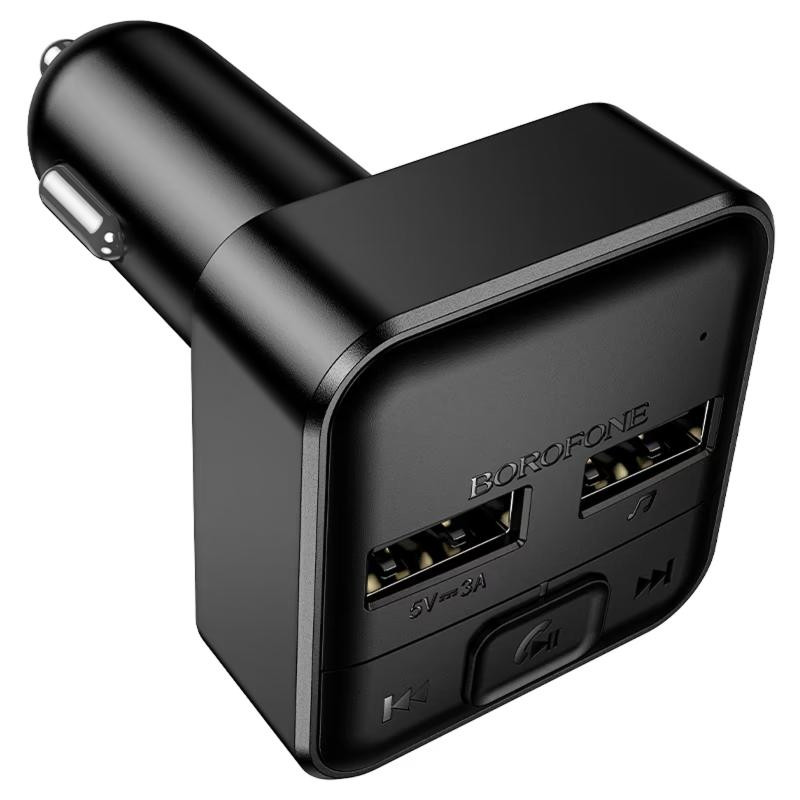 АЗУ FM модулятор Borofone BC63 Selecto QC3.0 (2USB-A) Херсон - зображення 5