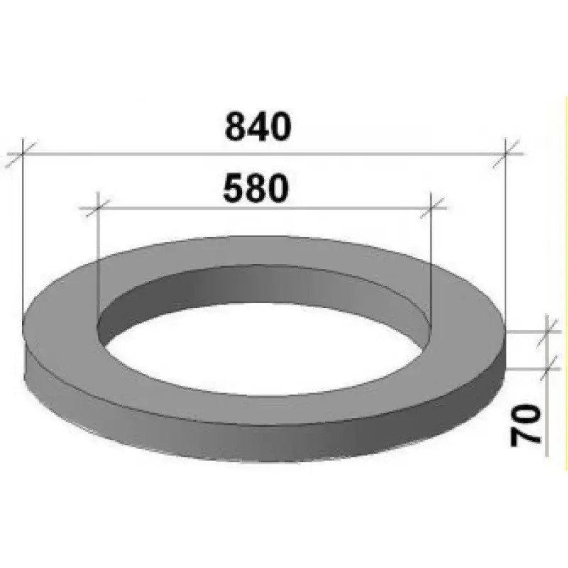 Кольцо опорное КО-6 (целое) Київ - зображення 1