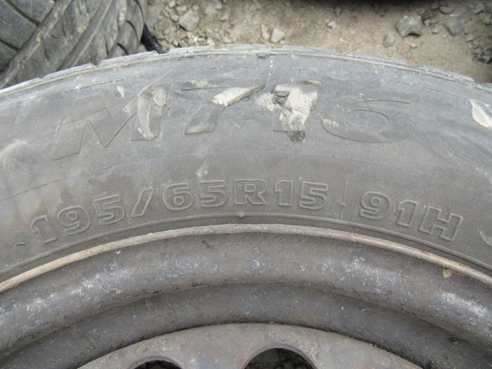 Диск с шиной 195/65 R15 Volkswagen Golf 5 2003-2008 Ковель - зображення 4