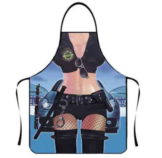 Фартух із приколом Леді поліцейська 8063 71х54,5х0,2 см Киев