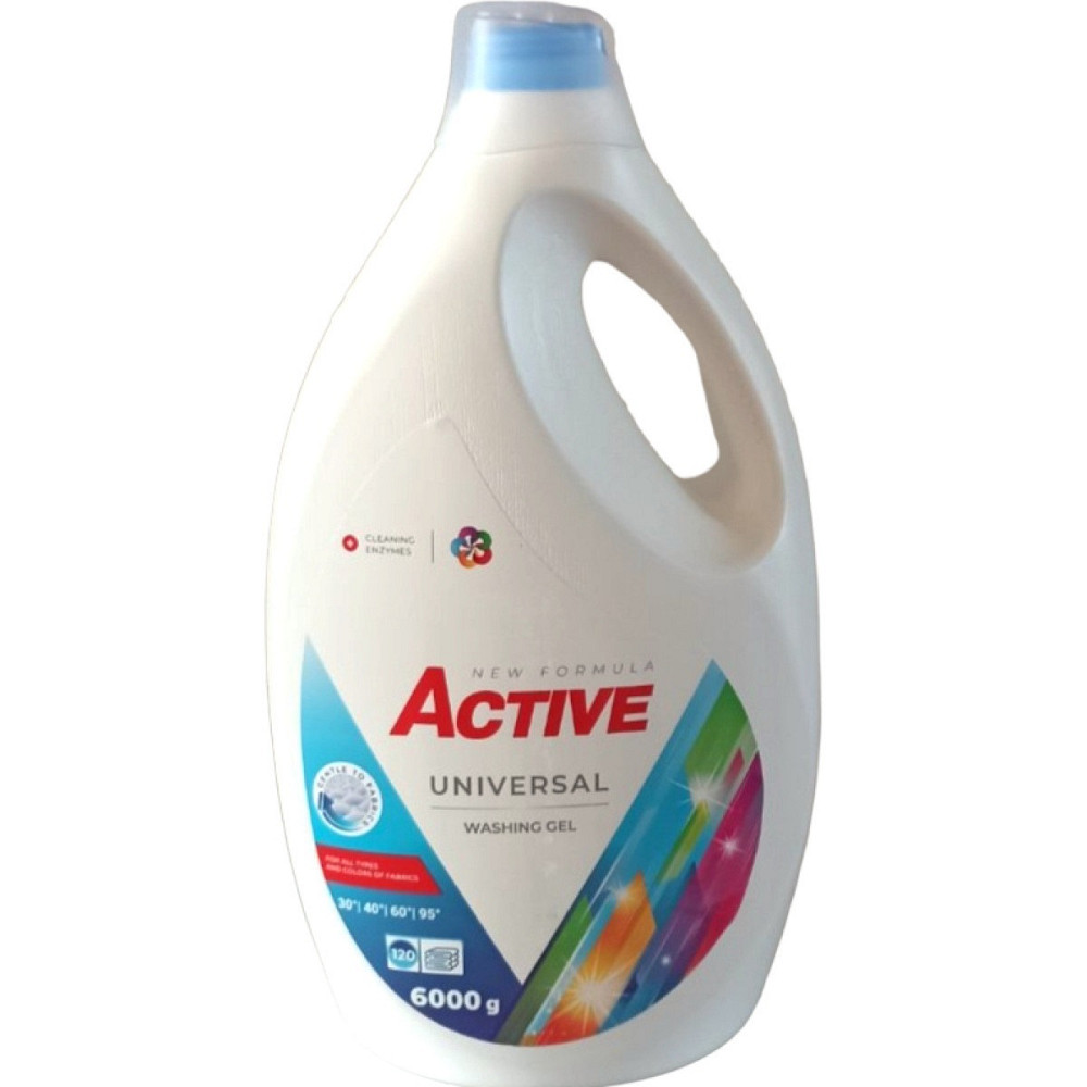 Гель для прання універсальних речей Active Universal 4820196010890 6 л Київ - зображення 1