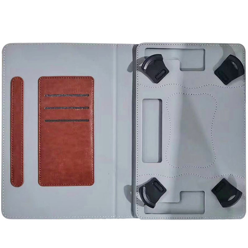 Универсальный кожаный чехол-книжка для планшета 7-8" Херсон - изображение 2