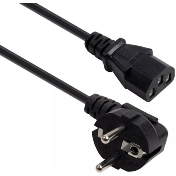 DM Кабель живлення для ПК Asta 250 В, 13 A, 15/ м, BS 1363/A - C13 Black Харків - зображення 1