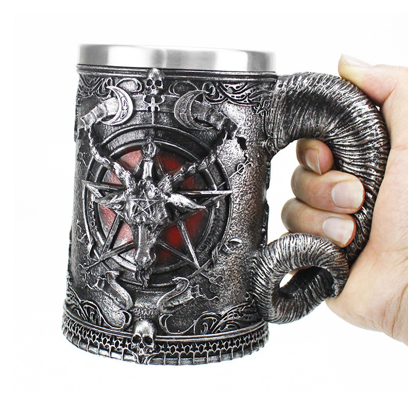 Кружка Чашка Бокал Бафомет Викинг Воин Сатана 3D Молот Тора Звезда Игра Престолов Game Of Thrones Киев - изображение 8