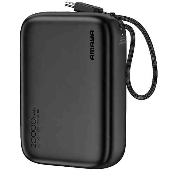 Портативное ЗУ Power Bank Amaya F235C PD22.5W with cable 20000 mAh Херсон