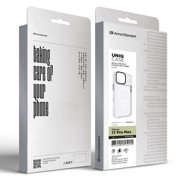Чохол ArmorStandart Uniq MagCase для Apple iPhone 17 Pro Max Matte Clear (ARM86274) (Код товару:4373 Харків - зображення 2