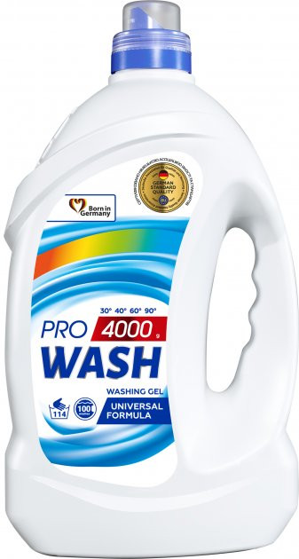 Гель для прання універсальний 2К Pro Wash 722119 4 л Київ - зображення 1