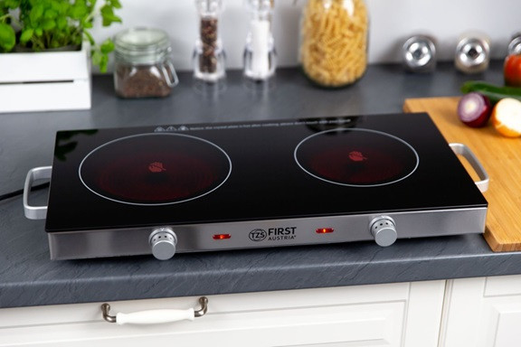Электроплита First FA-5096-7 2800 Вт черная Киев - изображение 1