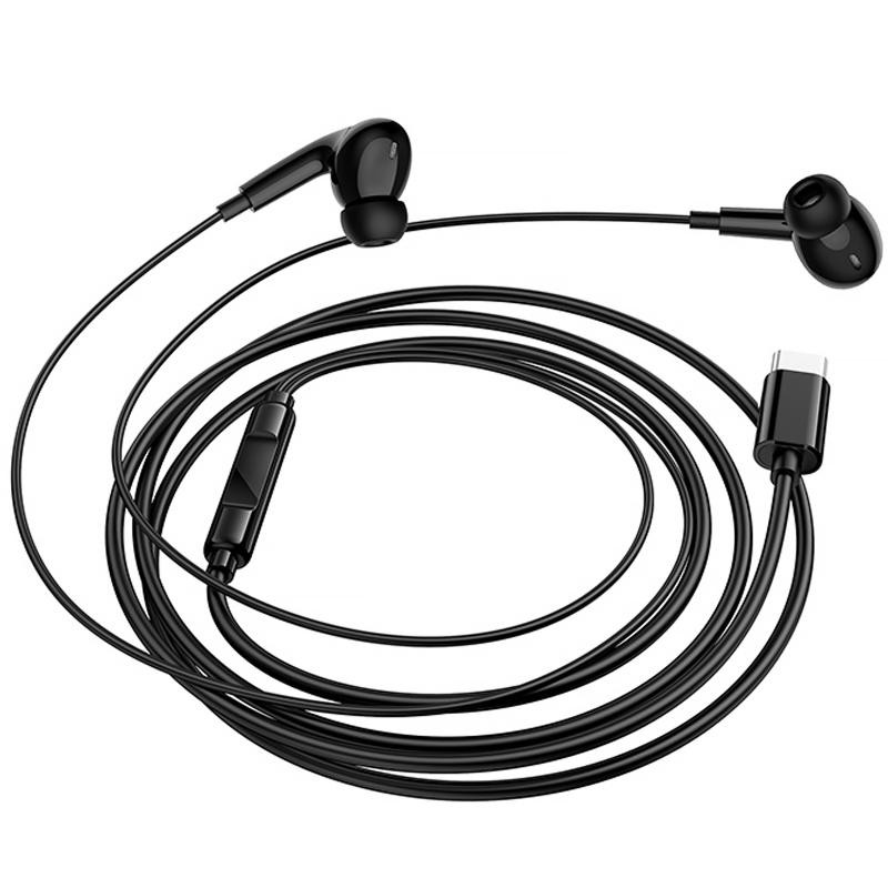 Наушники Borofone BM100 Pro Fuente universal with microphone (Type-C/1.2m) Херсон - изображение 3