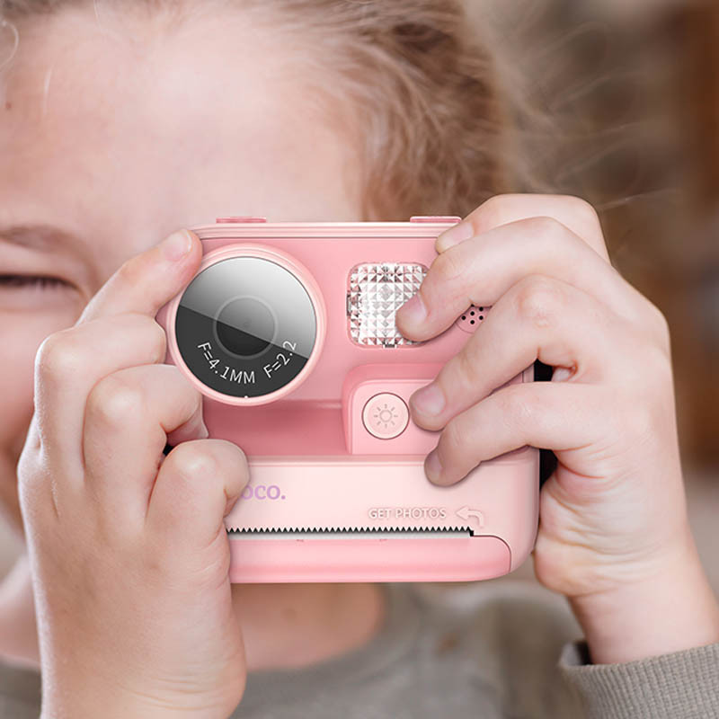 Детская фотокамера с моментальной печатью Hoco DV200 Dual lens Херсон - изображение 5