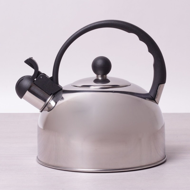 Чайник зі свистком Kamille KM-0679 2.5 л сріблястий Киев - изображение 1