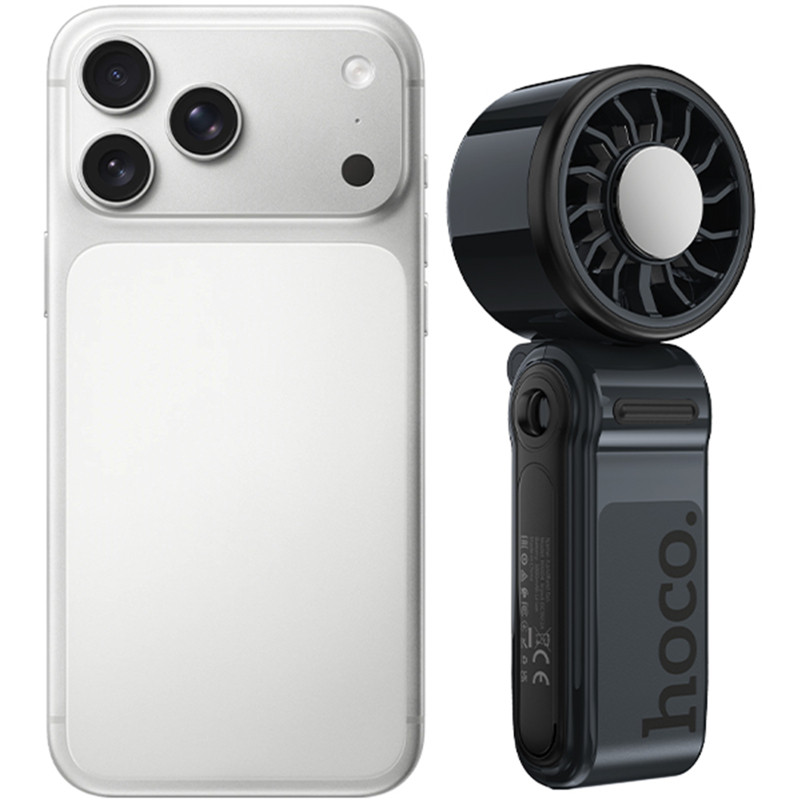 Портативный вентилятор Hoco HX604 handheld folding fan 3000 mAh Херсон - зображення 4