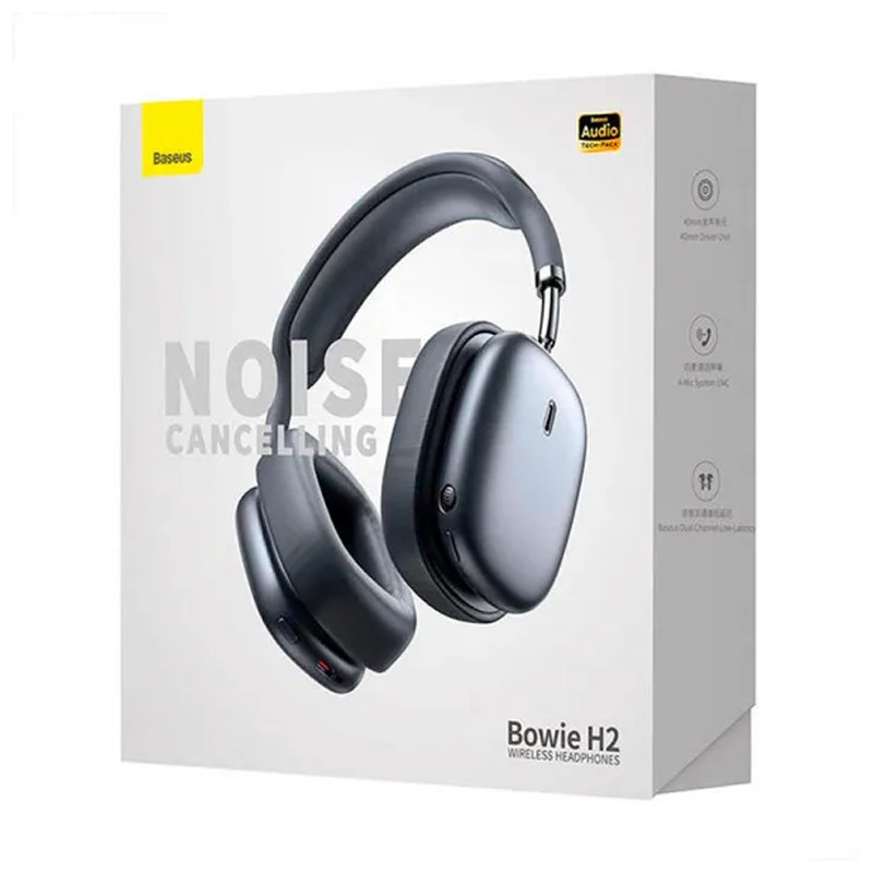 Накладные беспроводные наушники Baseus Bowie H2 (NGTW260001) Херсон - изображение 6