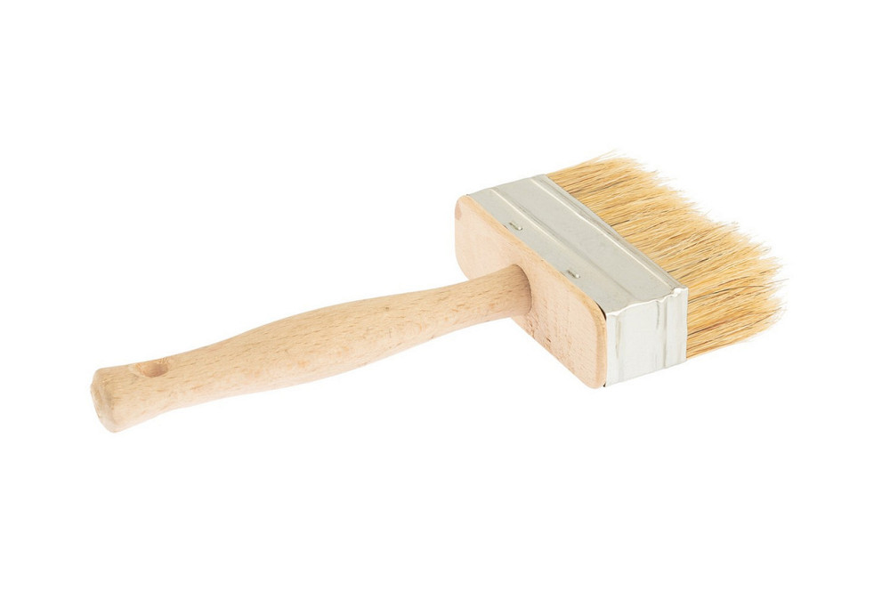 Макловица MASTERTOOL 90×30 мм натуральная щетина с деревянной ручкой 91-9209 Харків - зображення 4
