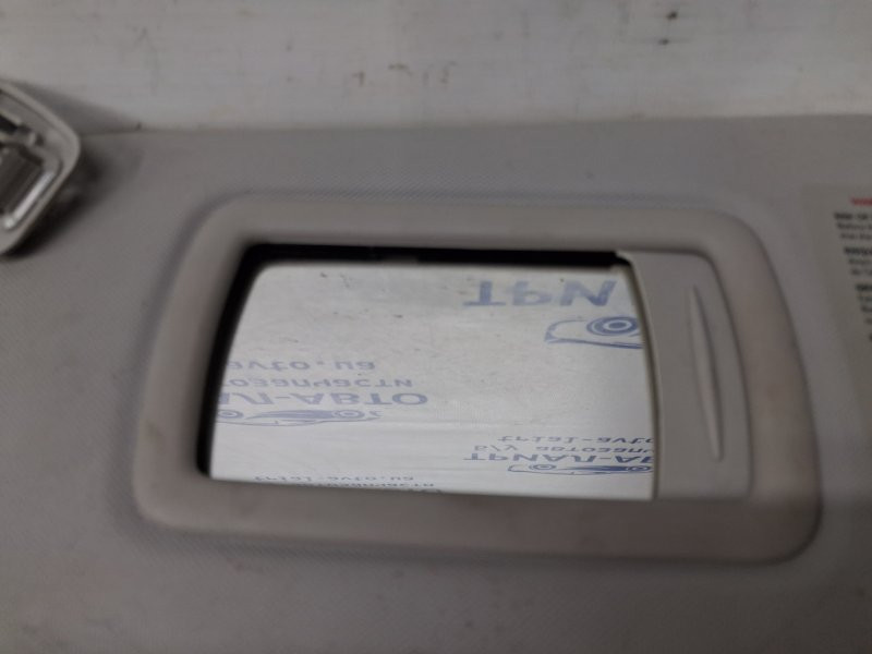 Козырек солнцезащитный левый Renault Megane 3 1.5 DIESEL K9K 2008 (б/у) Київ - зображення 3