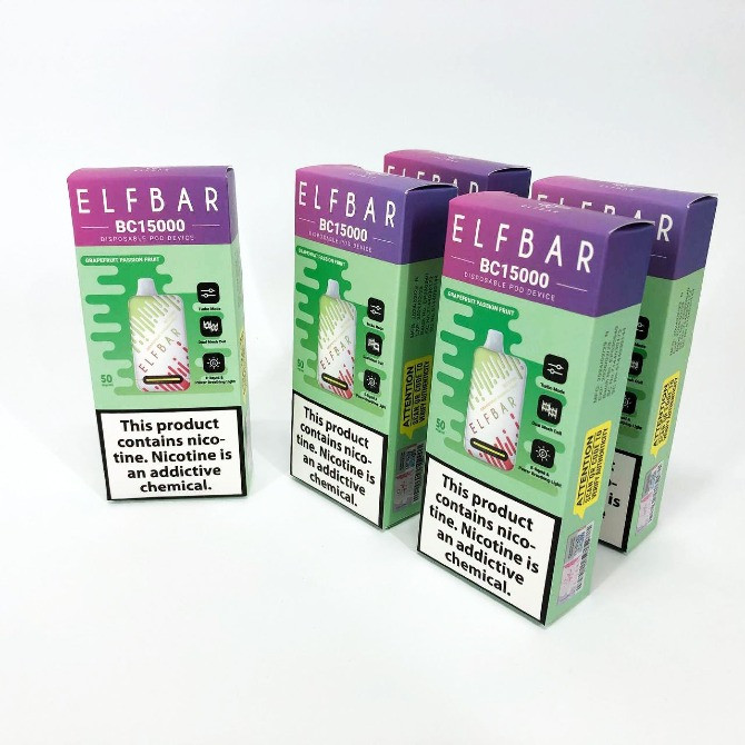 Е-сигарета ELF BAR 5% 15000 тяг, Грейпфрут Маракуя Житомир - зображення 2