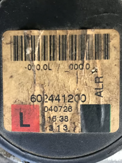 Бу ремень безопасности Mitsubishi Colt, Smart Forfour W454, 602441200 , задний левый. Кропивницкий - изображение 2