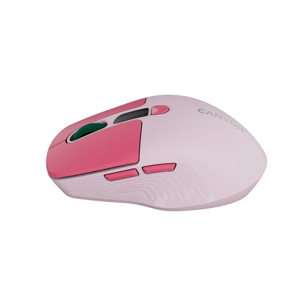 Мышь компьютерная безпроводная Canyon MW-26 Pink CNS-CMSW26P розовая Киев - изображение 3