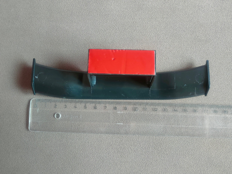 Мини Спойлер на авто Чёрный под карбон с усиленным скотчем Київ - зображення 8