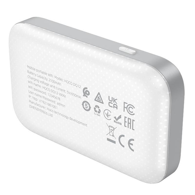 Портативный маршрутизатор (роутер) Hoco DQ12 2100 mAh Херсон - зображення 4