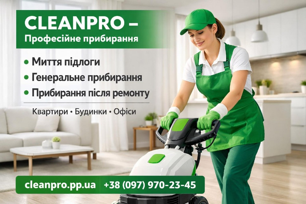 Клінінгова компанія CLEANPRO Львов - изображение 1