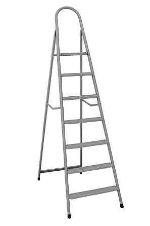 Лестница металлическая ГОСПОДАР "ИТАЛИЯ" 7 ступеней h 1540 мм max 150 кг 79-1047 Харків