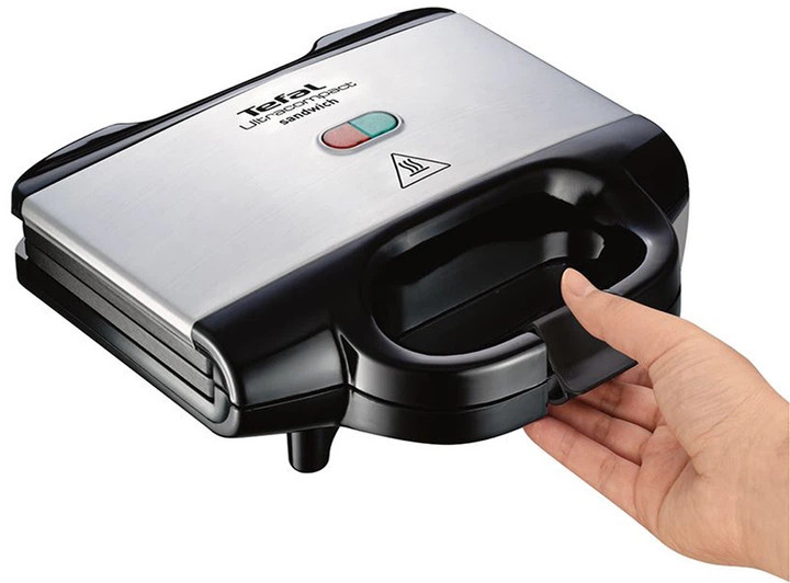 Бутербродница Tefal Ultracompact SM155212 700 Вт серебристая Київ - зображення 5
