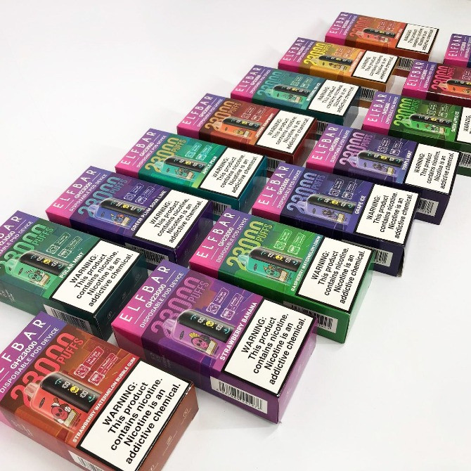 Електрона сигарета ELF BAR 5% на 23000 тяг (Синя Малина) Днепр - изображение 2