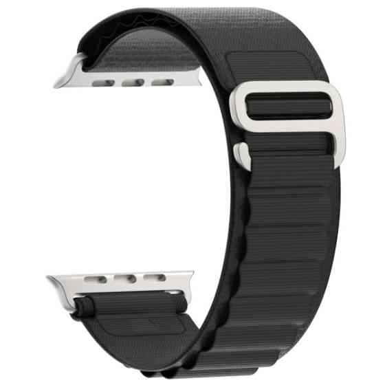Ремінець ArmorStandart Alpina Band для Apple Watch 49/46/45/44/42 (Series 1-3) Black (ARM64977) (Код Харків