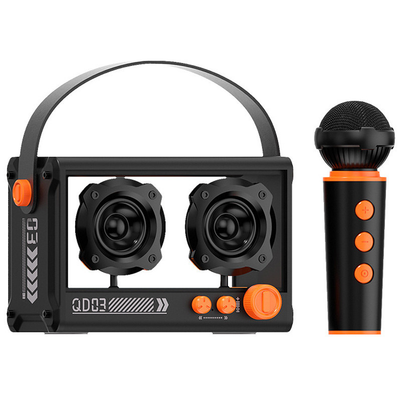 Bluetooth колонка QD03 Transparent с микрофоном Херсон - изображение 1