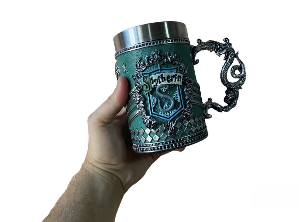 Кружка Чашка Бокал 3 Нержавеющая сталь Гарри Поттер Слизерин 500 мл Киев - изображение 3