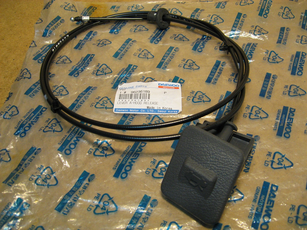 Трос замка открывания капота с ручкой Lanos Днепр - изображение 1