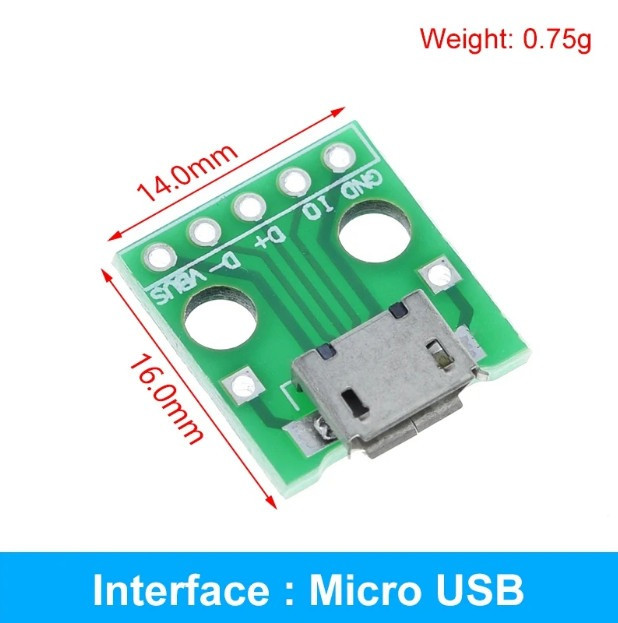 Разъем micro USB на плате Бориспіль - зображення 1