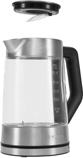 Электрочайник Polaris WIFI IQ Home Matte PWK 17111CGLD 1.7 л серебристый Київ - зображення 8