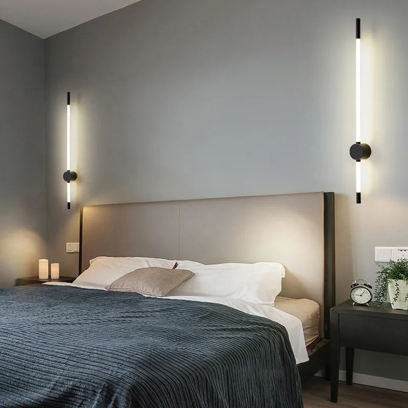 Бра настінна LED YG919/800-bk-k Чорний 9х6х80 см. Киев - изображение 1