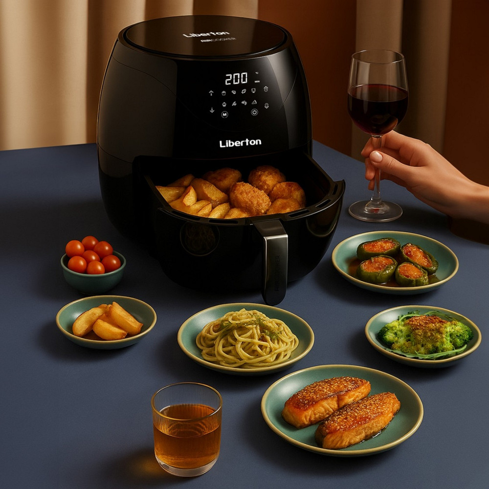 Мультипечь Liberton LAF-3209 1500 Вт черная Киев - изображение 1