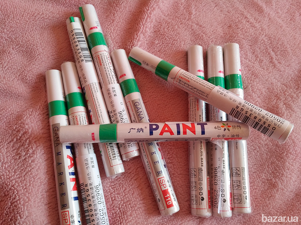 Маркер Зелёный для авто-мото-вело шин Борисполь - изображение 3