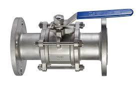 Кран кульовий трискладовий фланцевий нержавіючий, куля-нж сталь 304  ду100 Київ - зображення 1