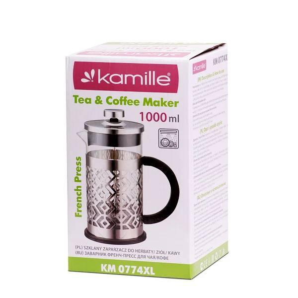 Френч-пресс Kamille 1000 мл (KM 0774XL) Одесса - изображение 7